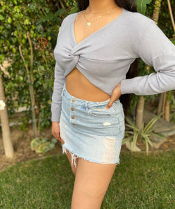 ABBY CROP SWEATER