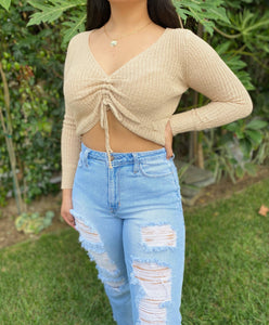 HAILEY CROP SWEATER